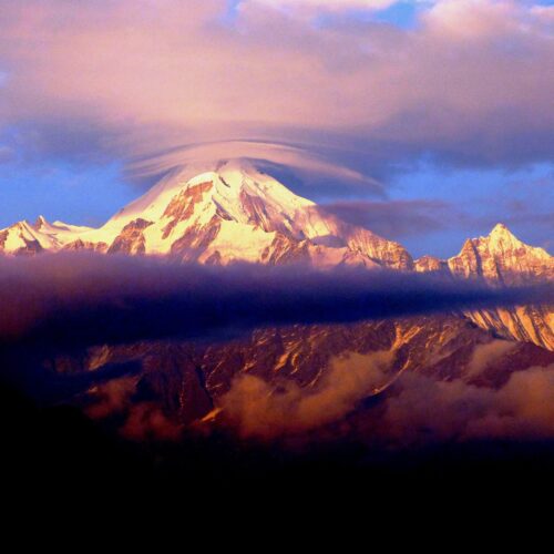 Crowned Peak at Sunset